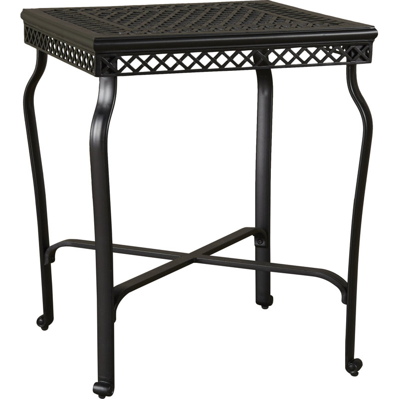 Fleur De Lis Living Nadine 2 Person Square Outdoor Dining Set with